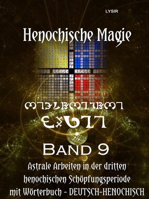 cover image of Henochische Magie--Band 9